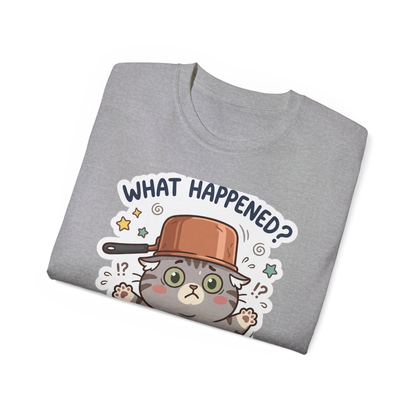 What Happened? Cute Kitten Graphic Tee