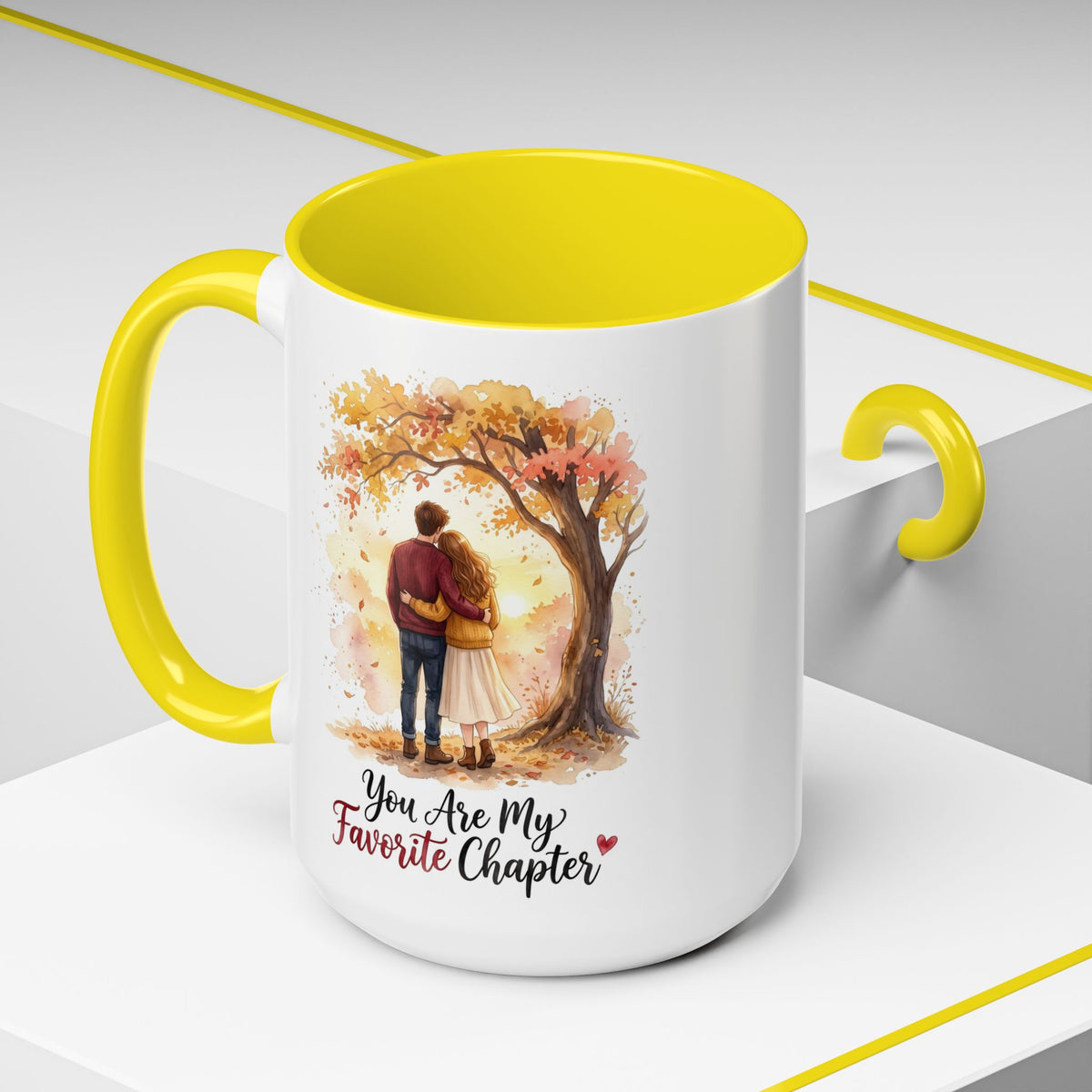 You Are My Favorite Chapter Romantic Autumn Coffee Mug