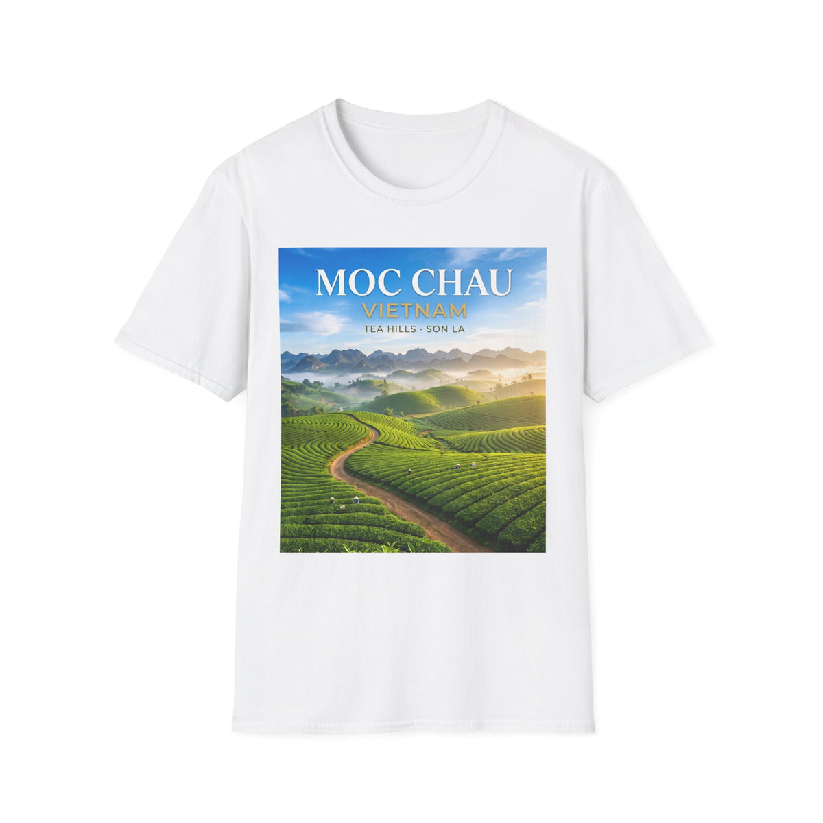 Moc Chau Vietnam Tee – Tea Hills of Son La Scenic Travel T-Shirt