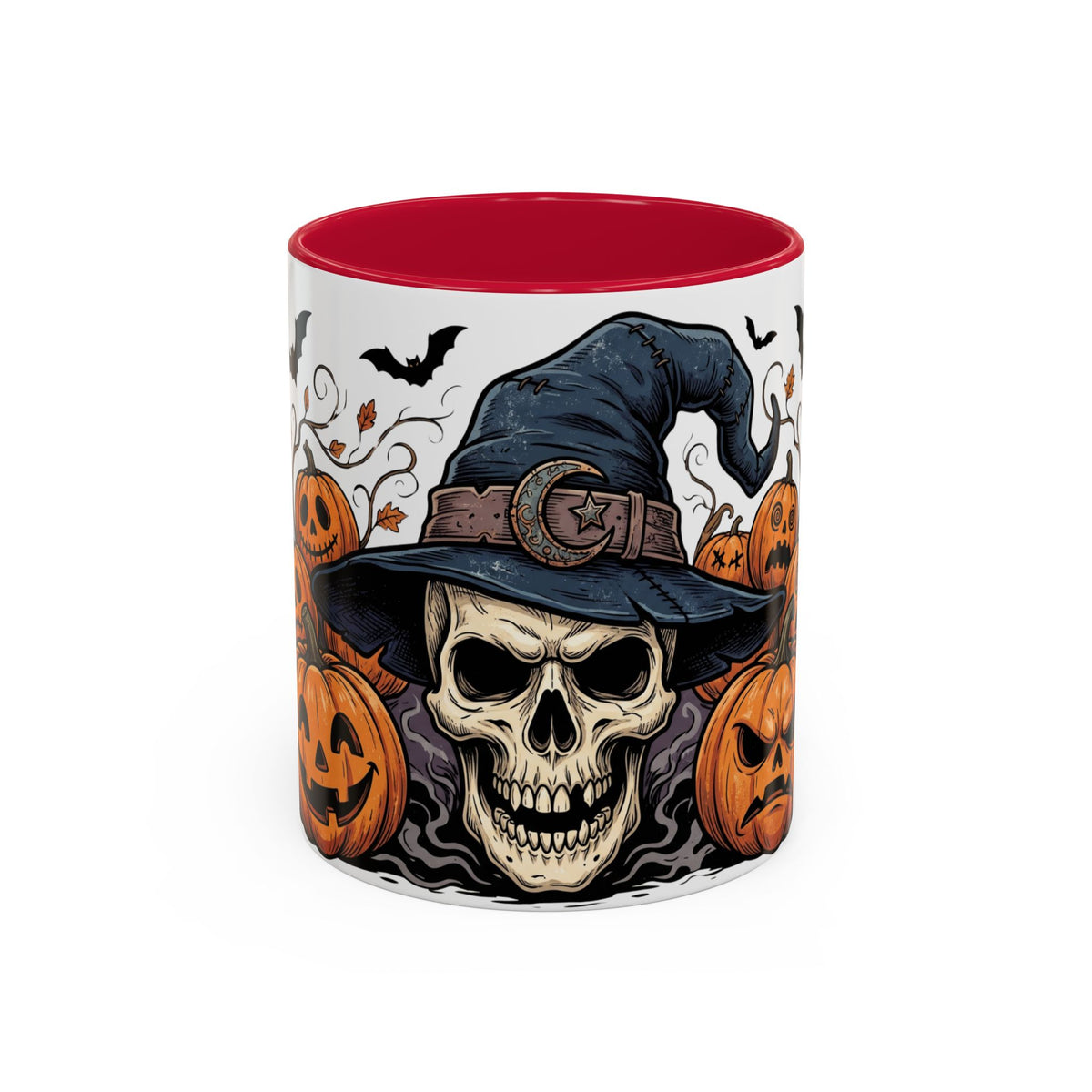 Halloween Skull & Jack-o'-Lantern Mug (11oz/15oz)