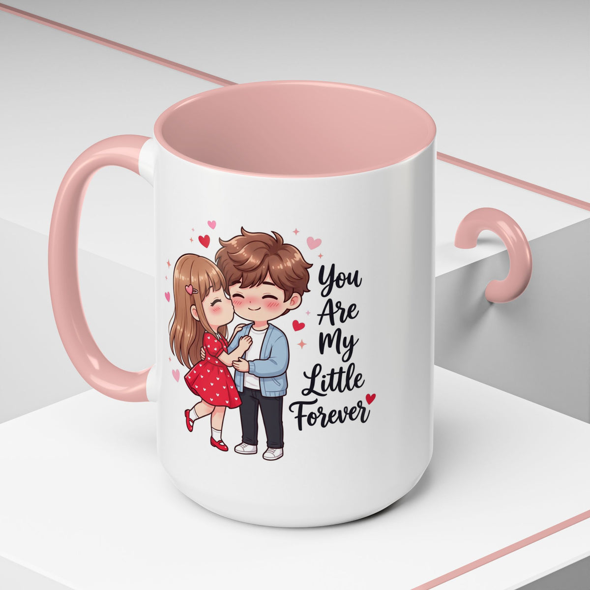 You Are My Little Forever Romantic Couple Coffee Mug