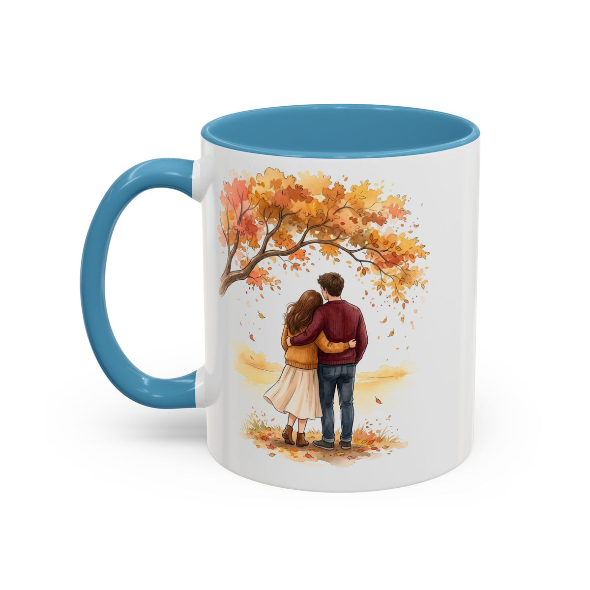 Autumn Couple Under Tree Coffee Mug