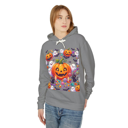 Halloween Pumpkin Hoodie — Cute Jack-o'-Lantern Candy Pattern