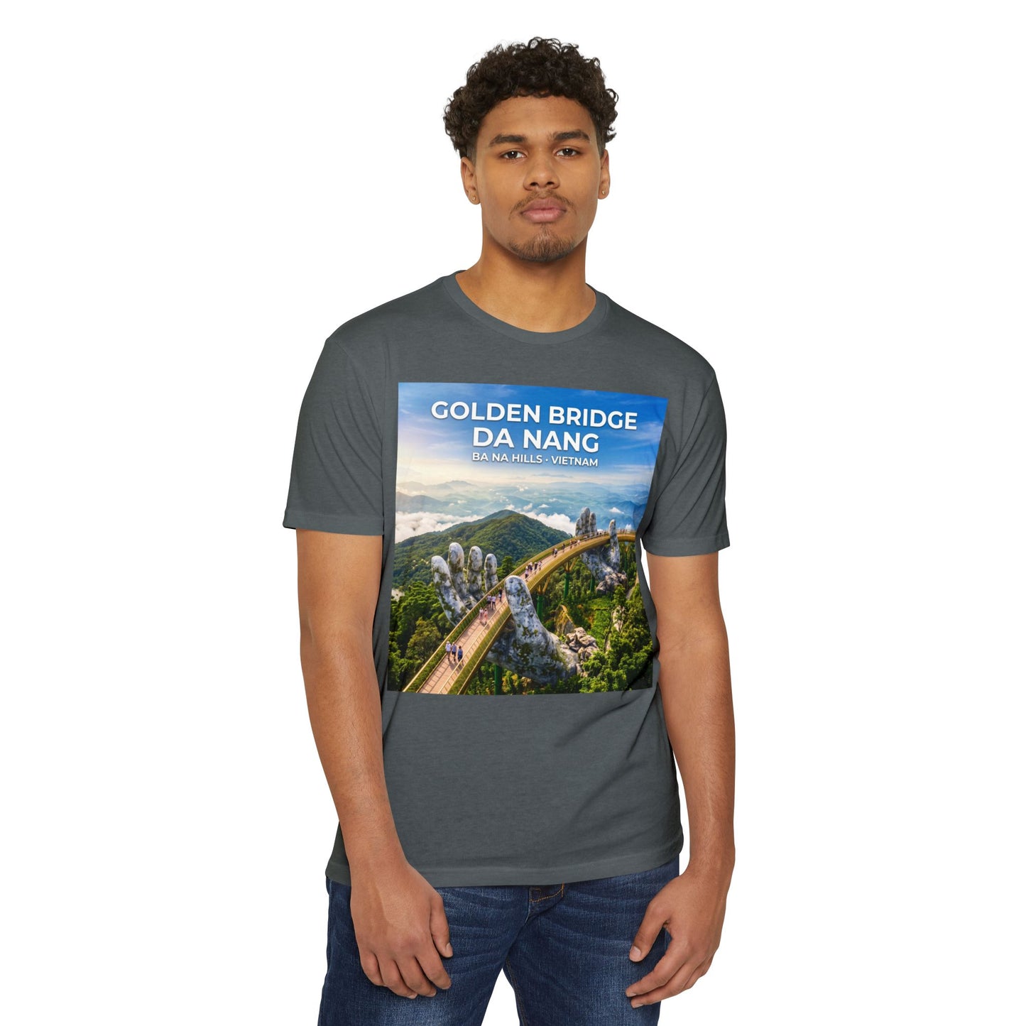 Golden Bridge Da Nang T-Shirt — Vietnam Travel Souvenir Tee