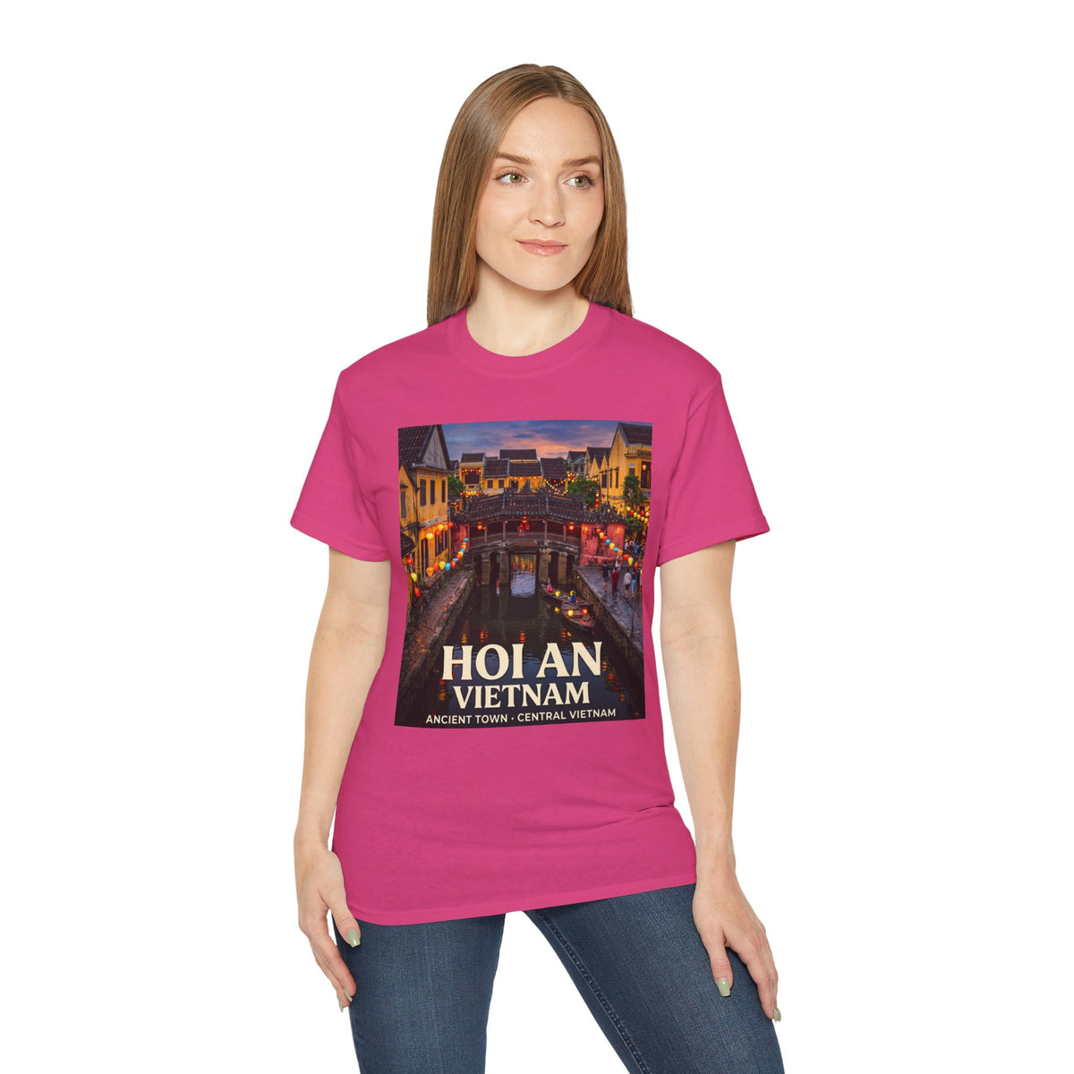 Hoi An Vietnam Travel T-Shirt — Ancient Town Night Scene Tee