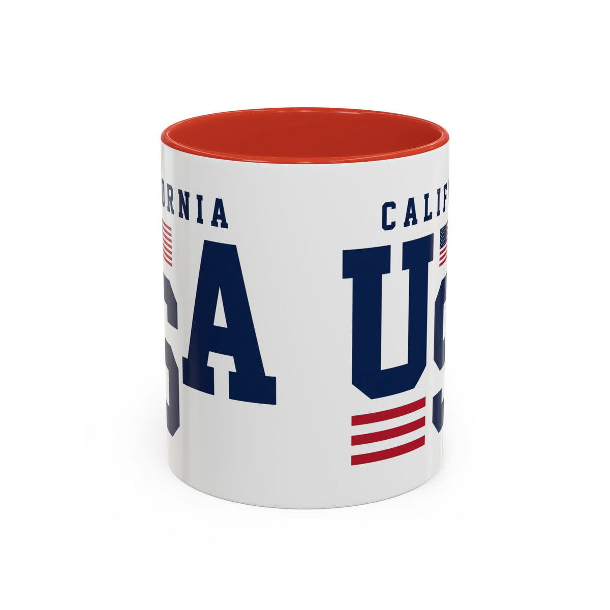 USA California Coffee Mug — Patriotic Accent 11/15oz
