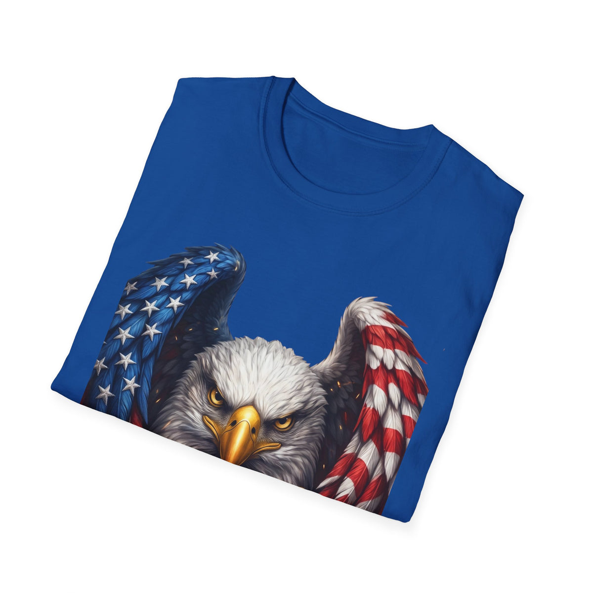 Patriotic Eagle T-Shirt — American Flag Wings Graphic