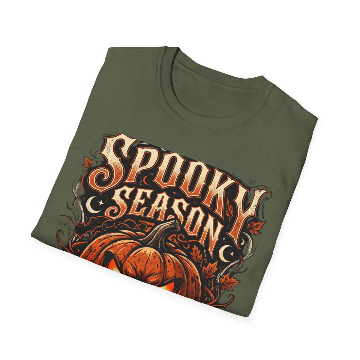 Spooky Season T-Shirt — Vintage Jack-O'-Lantern Halloween Tee