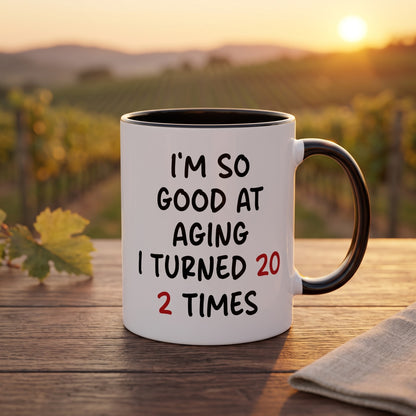 40th Birthday Gifts For Men, Gifts For 40 Year Old Man, Forty 1986 Gift, Funny Birthday Gift, 40 Year Old Cup, Turning 40 Present Cup, 40th Birthday Coffee Mug for Wife, Sister, Daughter, Friend