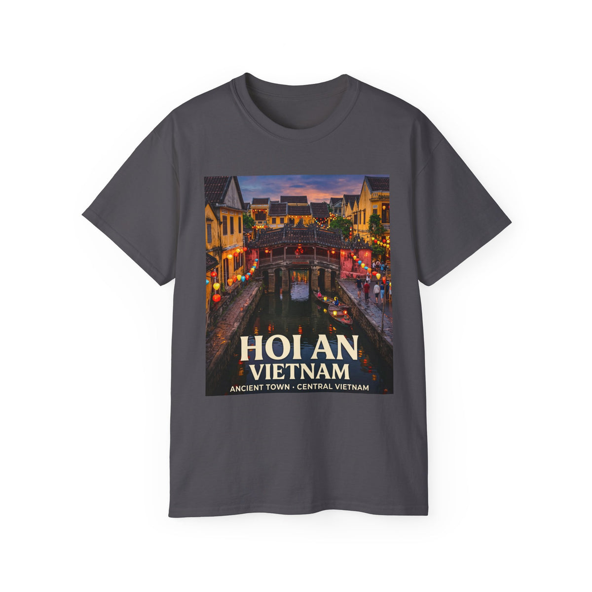Hoi An Vietnam Travel T-Shirt — Ancient Town Night Scene Tee
