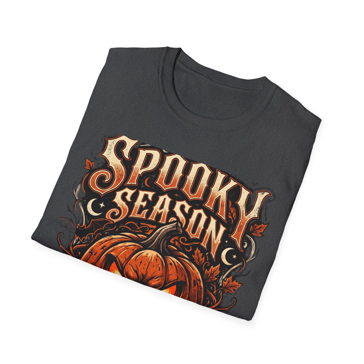 Spooky Season T-Shirt — Vintage Jack-O'-Lantern Halloween Tee
