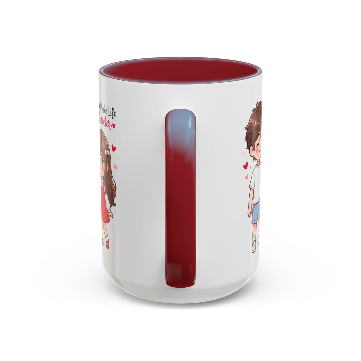 You Make Life Sweeter Couple Coffee Mug
