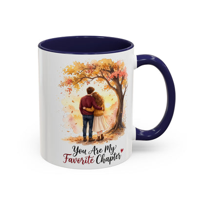 You Are My Favorite Chapter Romantic Autumn Coffee Mug
