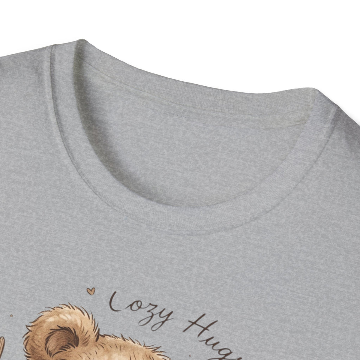 Cozy Hugs Teddy Bears T-Shirt — Cute Mom & Baby Bear Illustration