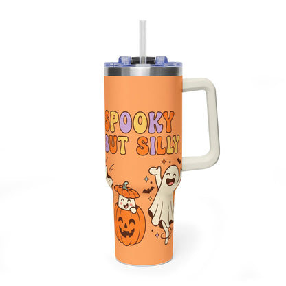 Spooky But Cute Halloween Ghosts 40oz Thermal Tumbler