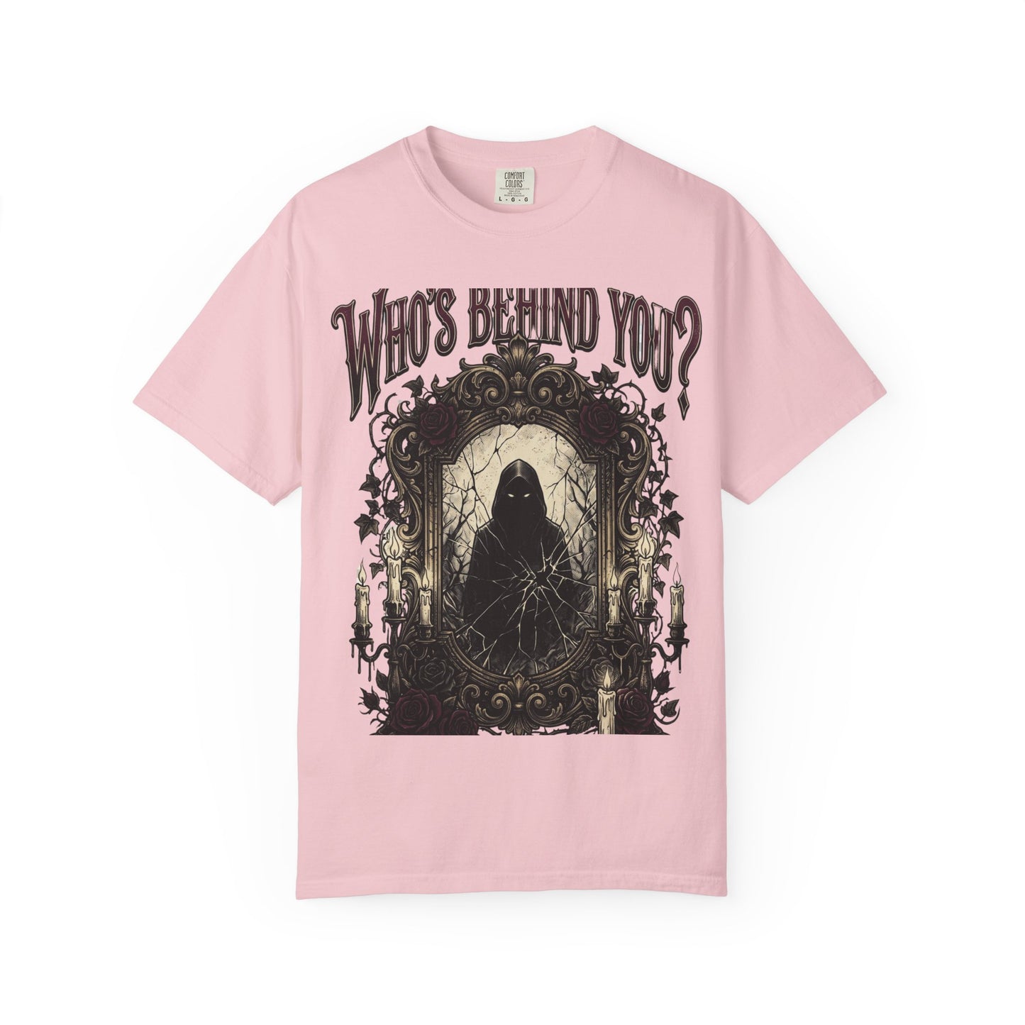 Who's Behind You? Gothic Grim Reaper T-Shirt