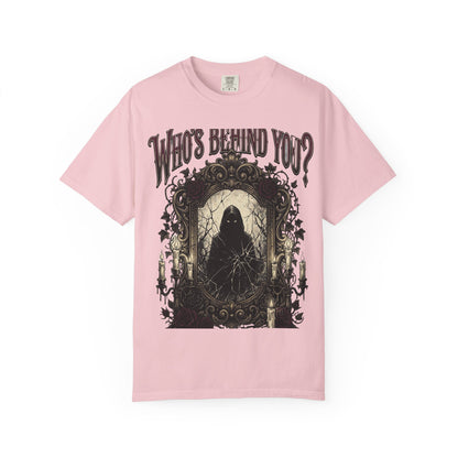 Who's Behind You? Gothic Grim Reaper T-Shirt