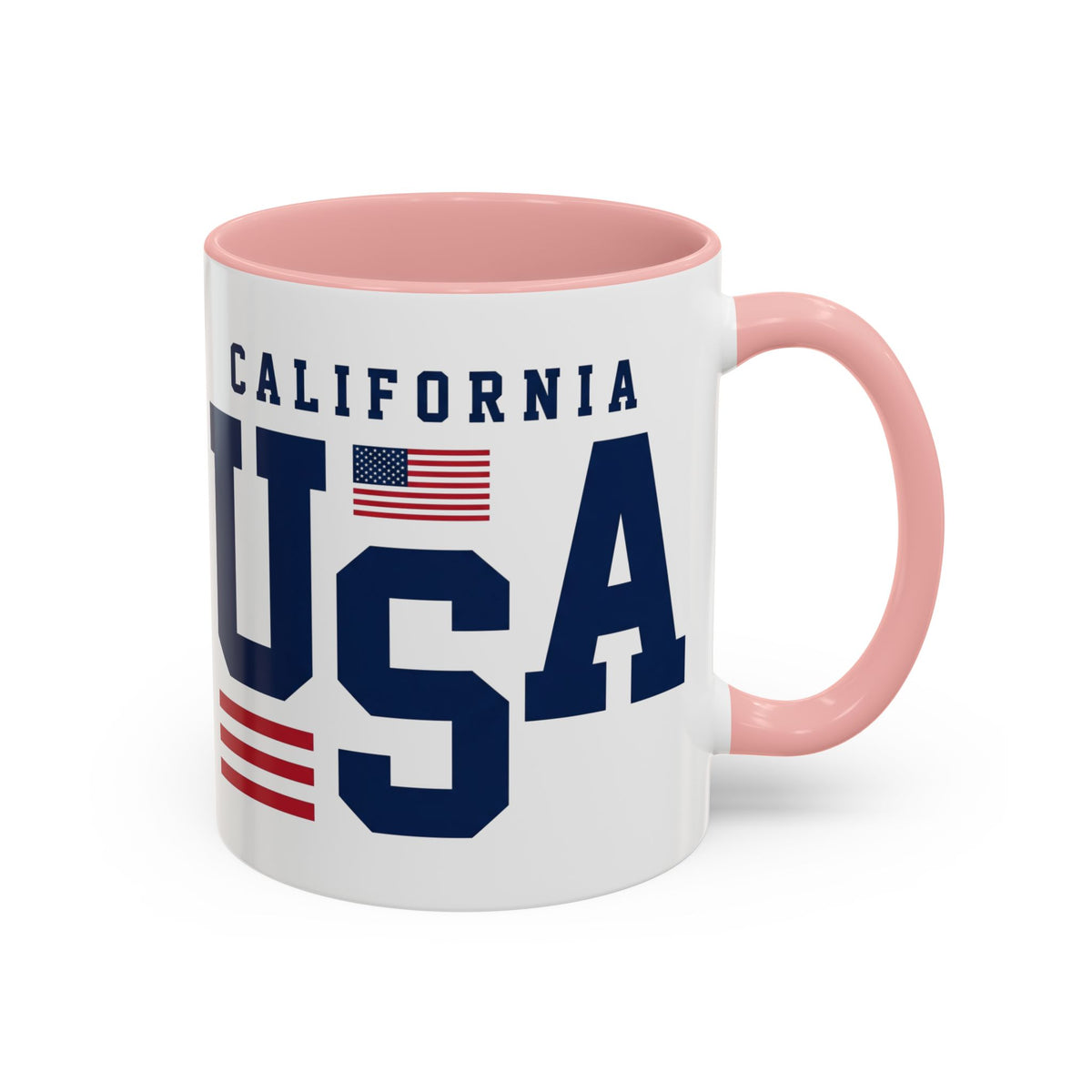 USA California Coffee Mug — Patriotic Accent 11/15oz