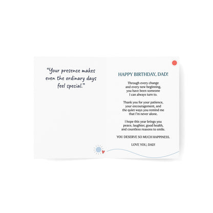 Dad Greeting Card – “Thank You for Being You”