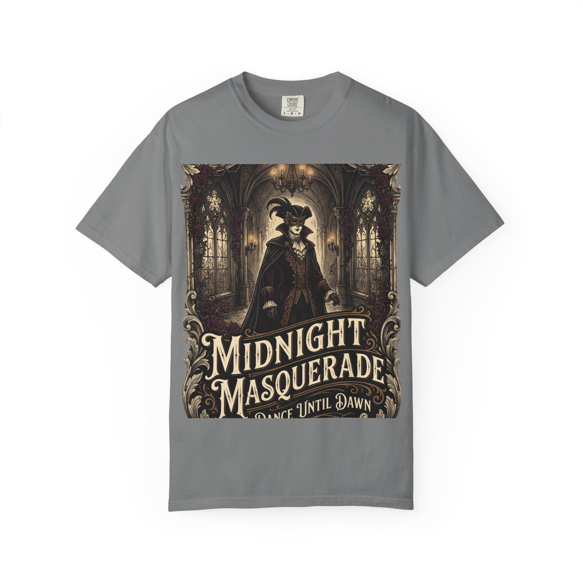 Midnight Masquerade T‑Shirt — Gothic Masquerade Ball Design