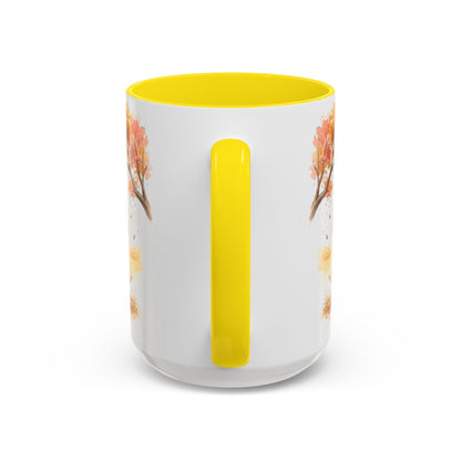 Autumn Couple Under Tree Coffee Mug