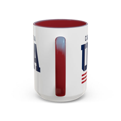 USA California Coffee Mug — Patriotic Accent 11/15oz