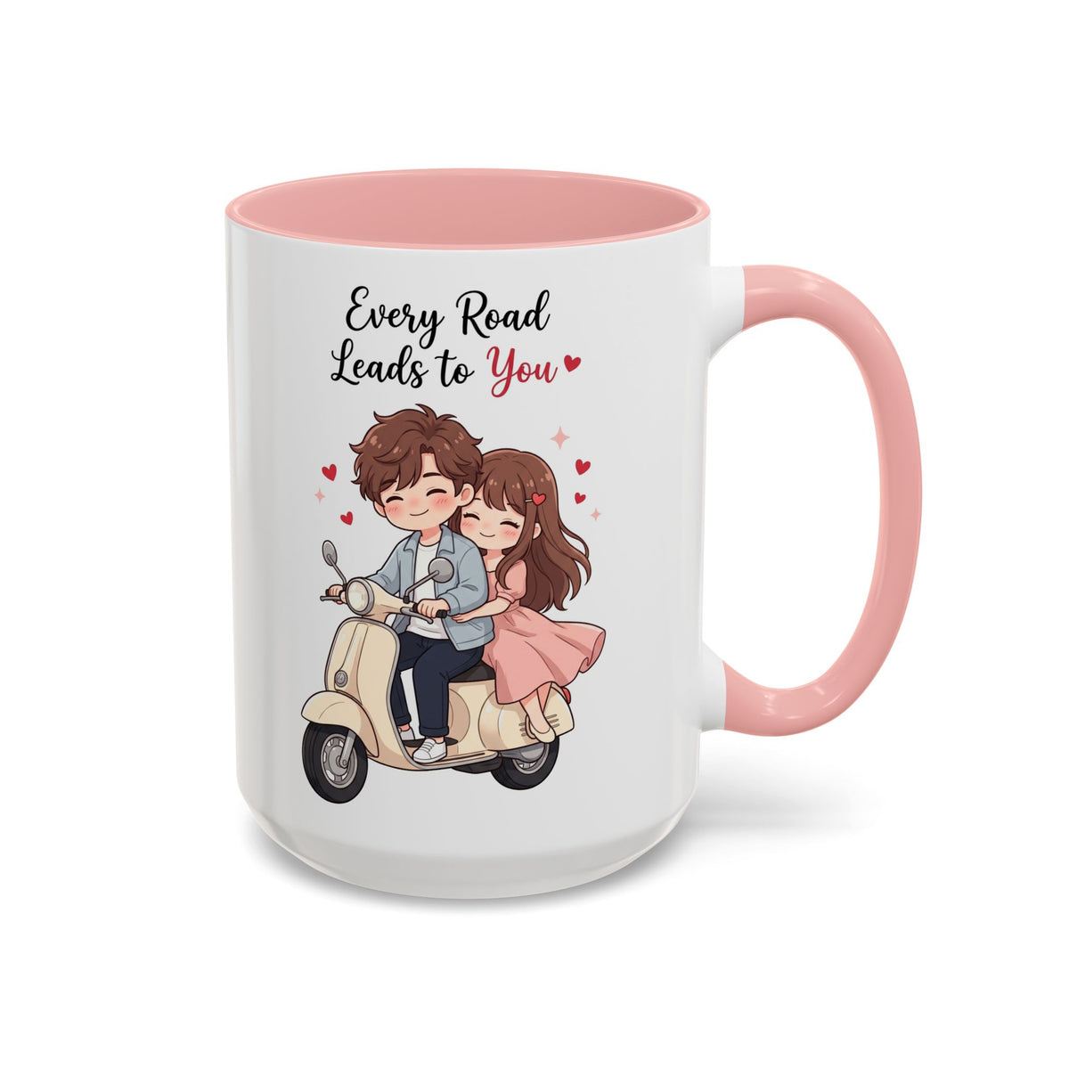 Every Road Leads to You Romantic Couple Coffee Mug
