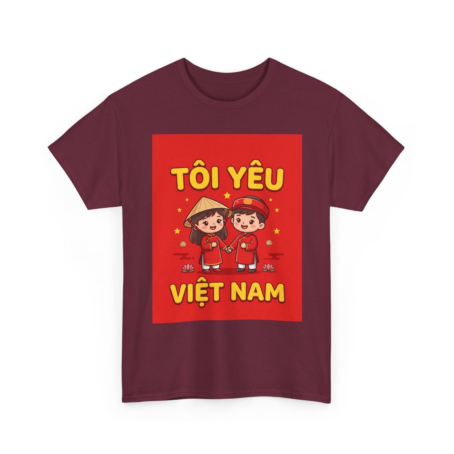 T-Shirt - "Tôi Yêu Việt Nam" Cute Couple Vietnam Pride Tee