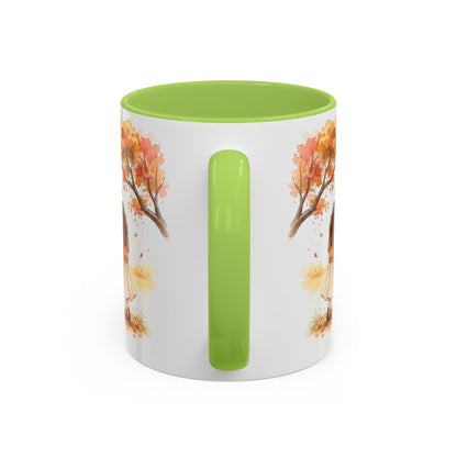Autumn Couple Under Tree Coffee Mug