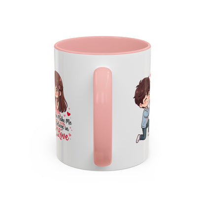 You Make Me Believe in Love Romantic Couple Coffee Mug