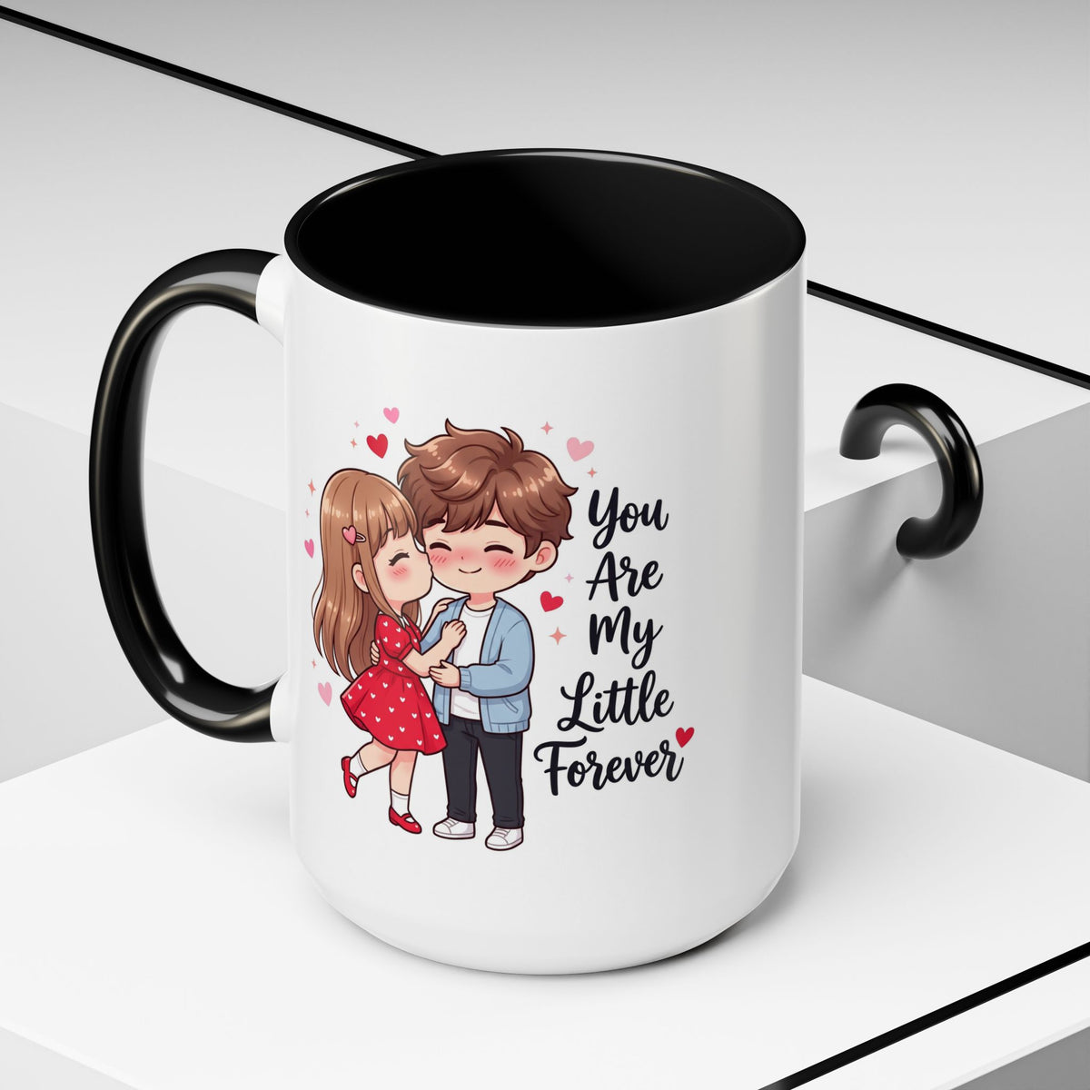 You Are My Little Forever Romantic Couple Coffee Mug