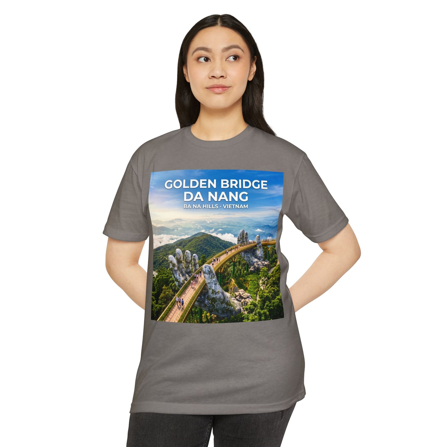Golden Bridge Da Nang T-Shirt — Vietnam Travel Souvenir Tee