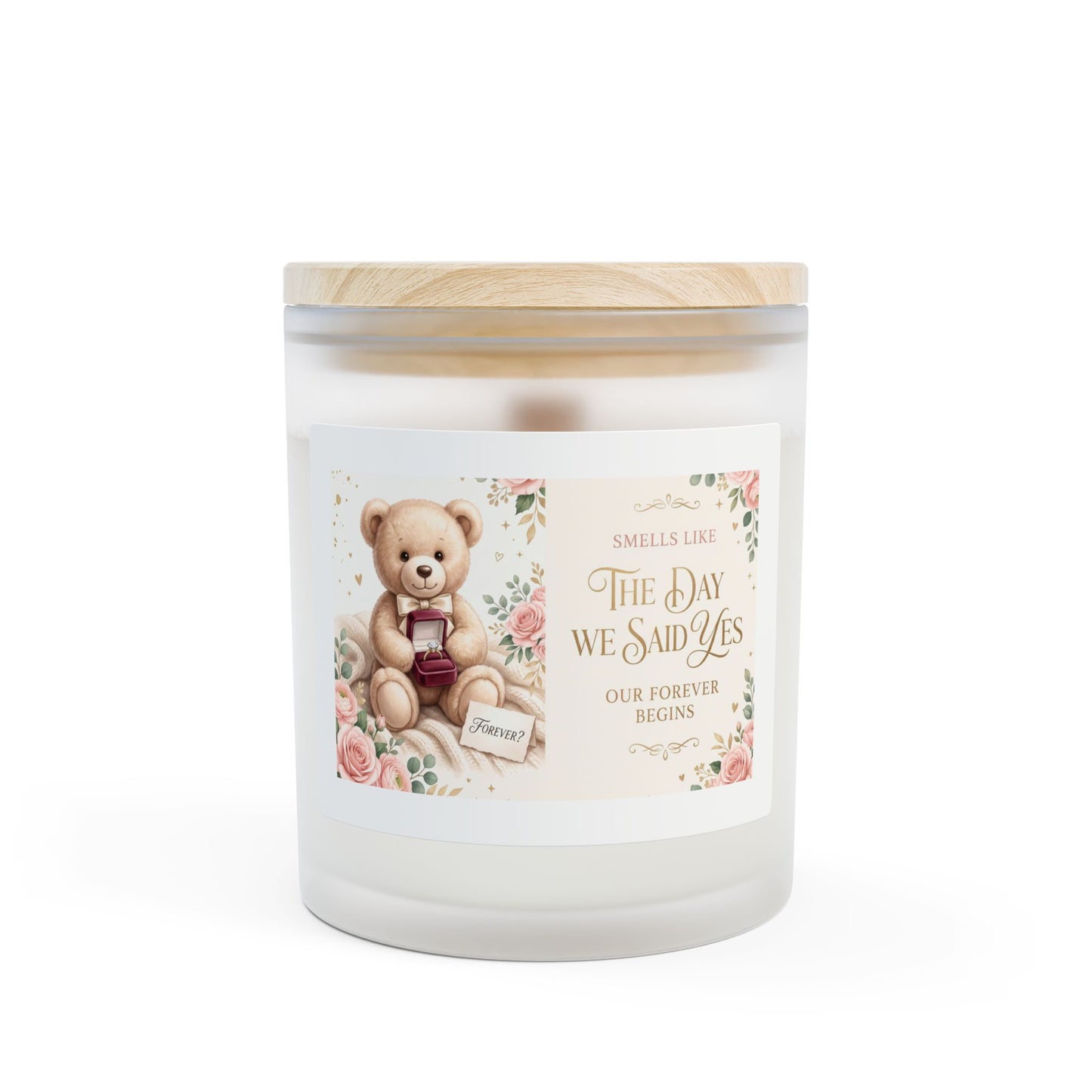 Frosted Glass Candle, 11oz
