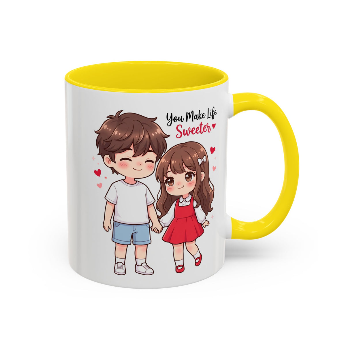 You Make Life Sweeter Couple Coffee Mug
