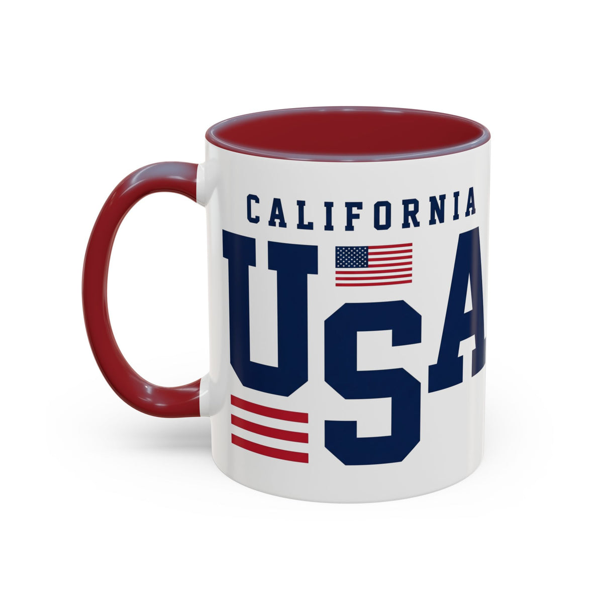 USA California Coffee Mug — Patriotic Accent 11/15oz