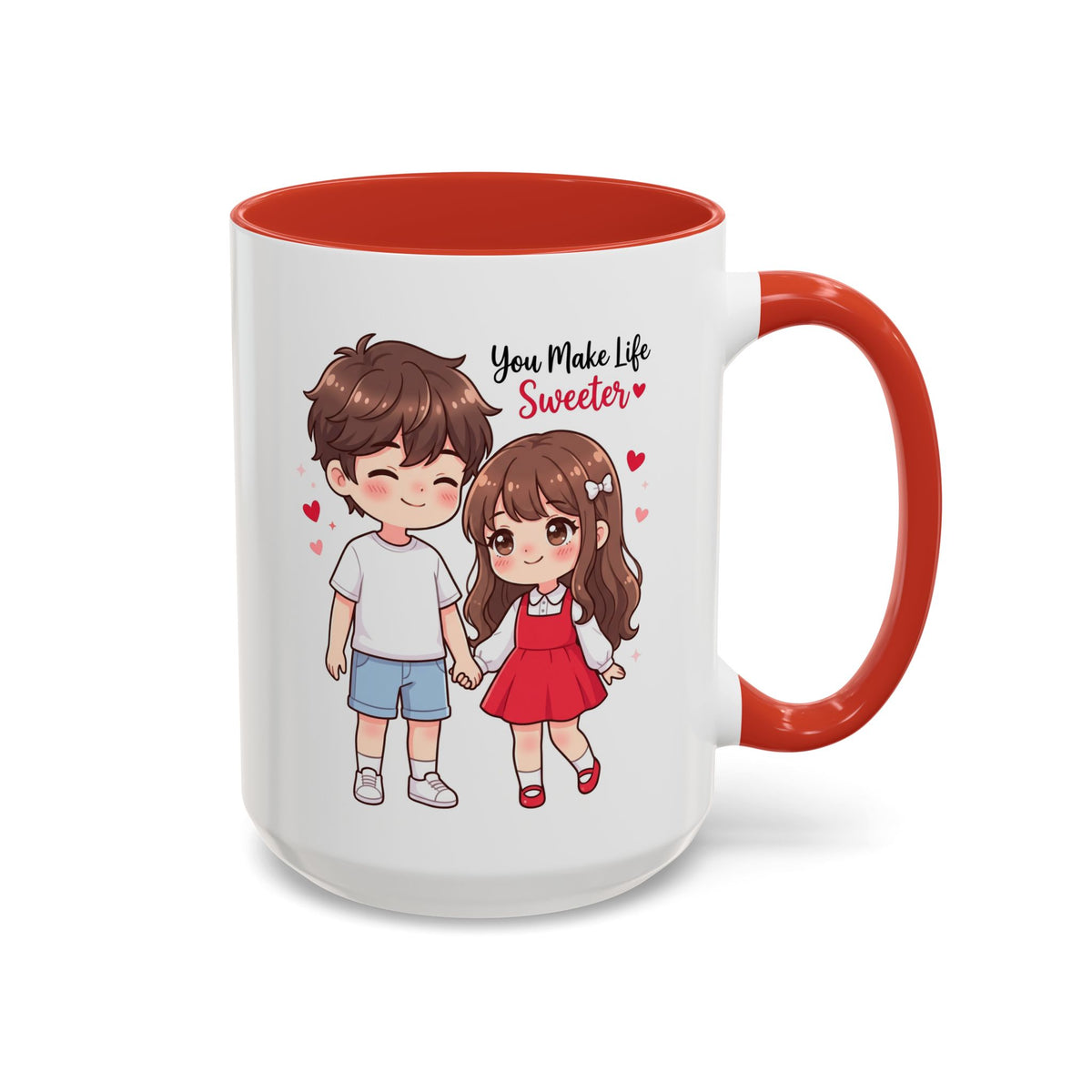 You Make Life Sweeter Couple Coffee Mug