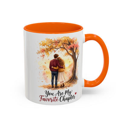 You Are My Favorite Chapter Romantic Autumn Coffee Mug