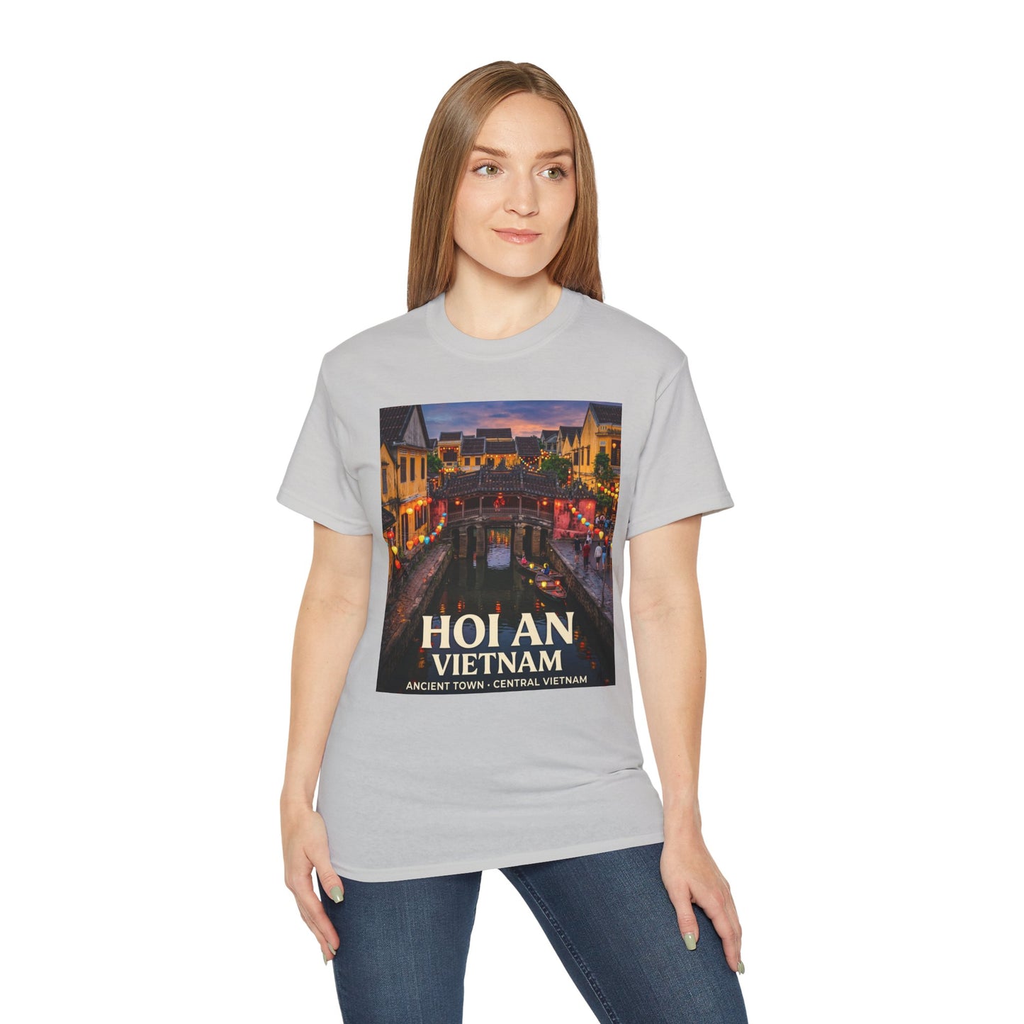 Hoi An Vietnam Travel T-Shirt — Ancient Town Night Scene Tee