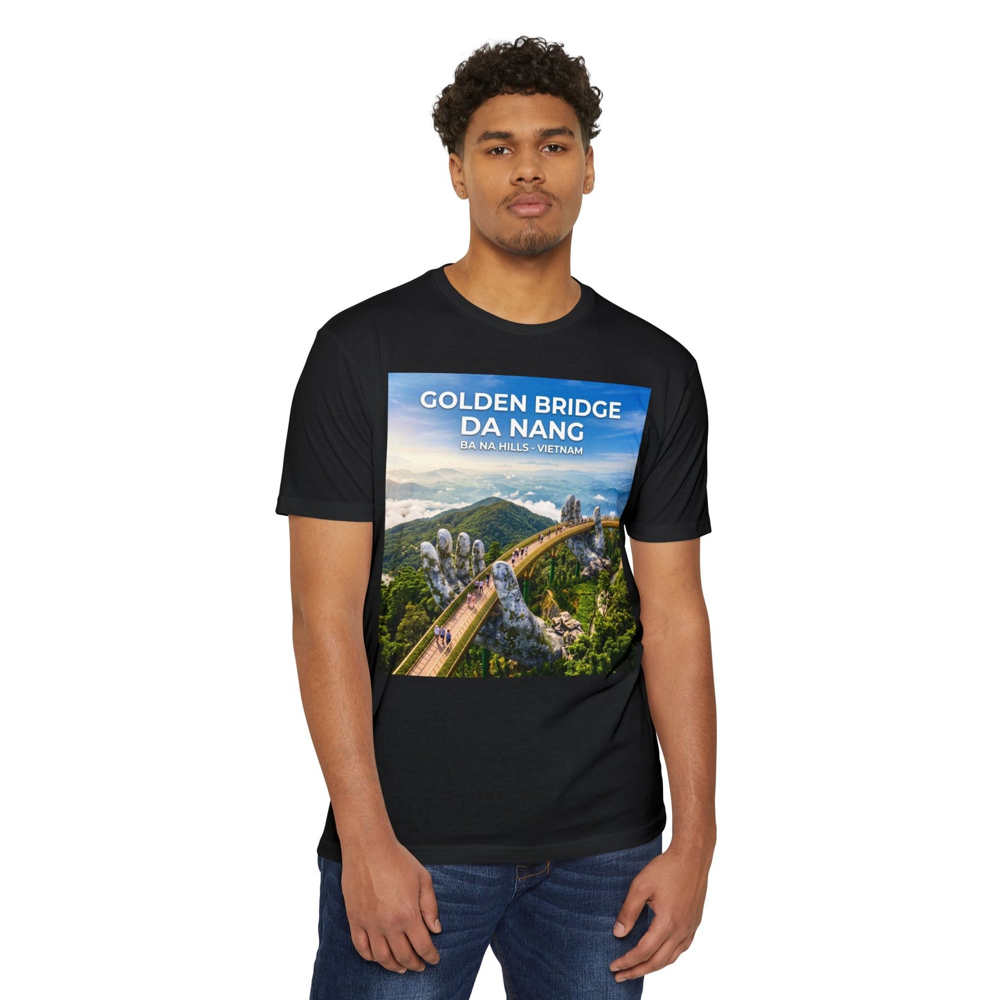 Golden Bridge Da Nang T-Shirt — Vietnam Travel Souvenir Tee