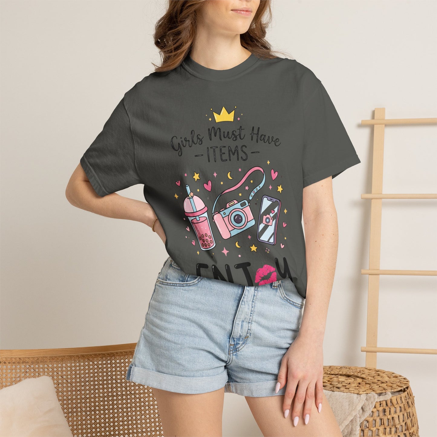 Girls Must Have Items "Enjoy" Graphic T-Shirt