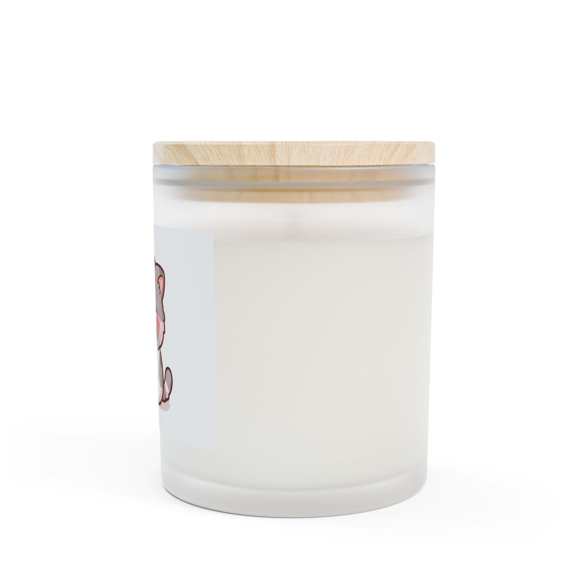 Cute Crying Kitten Scented Candle — 11oz Frosted Glass