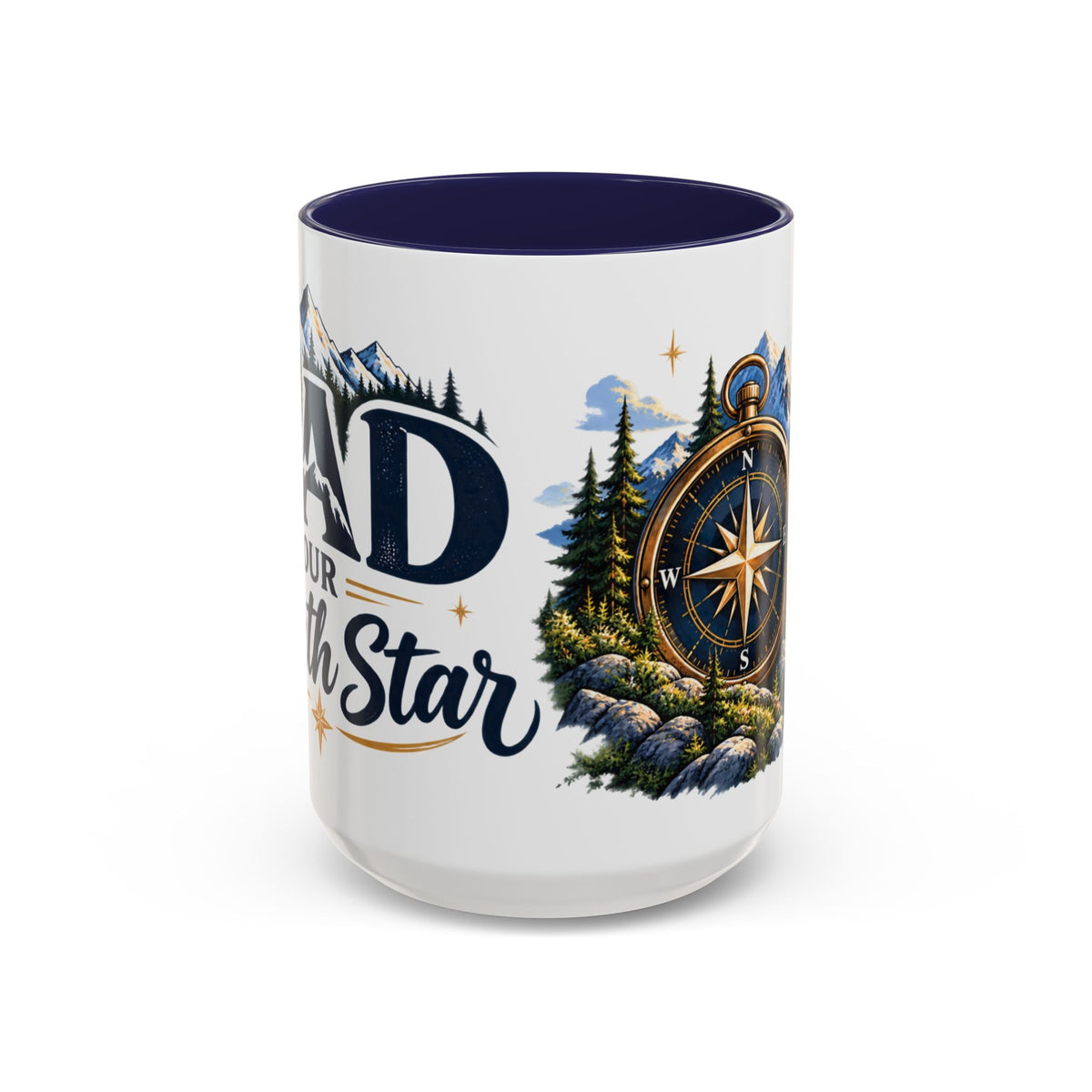 Adventure Compass Mountain Coffee Mug