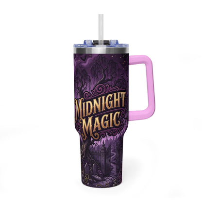 40oz Halloween Haunted Castle Thermal Tumbler