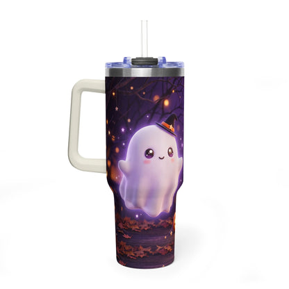 Cute Halloween Ghost 40oz Vacuum Thermal Tumbler