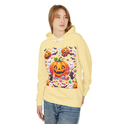 Halloween Pumpkin Hoodie — Cute Jack-o'-Lantern Candy Pattern