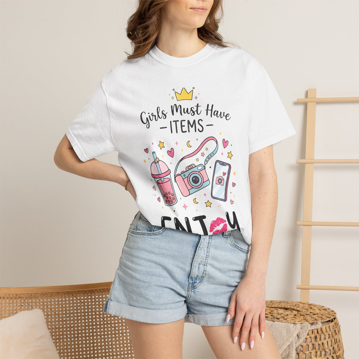 Girls Must Have Items "Enjoy" Graphic T-Shirt