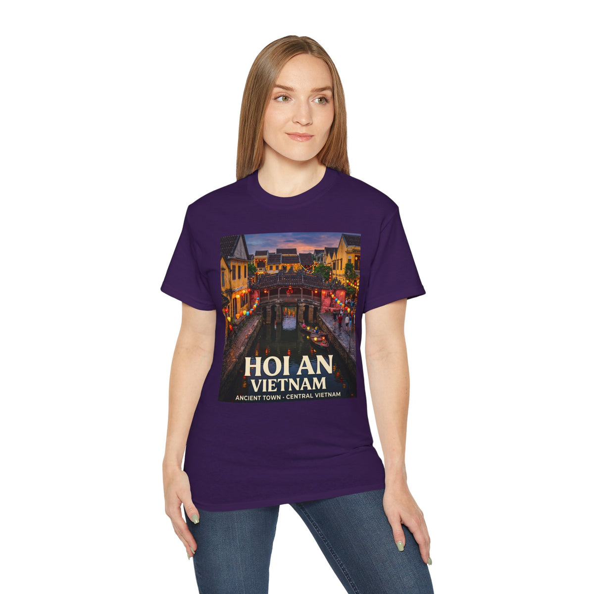 Hoi An Vietnam Travel T-Shirt — Ancient Town Night Scene Tee