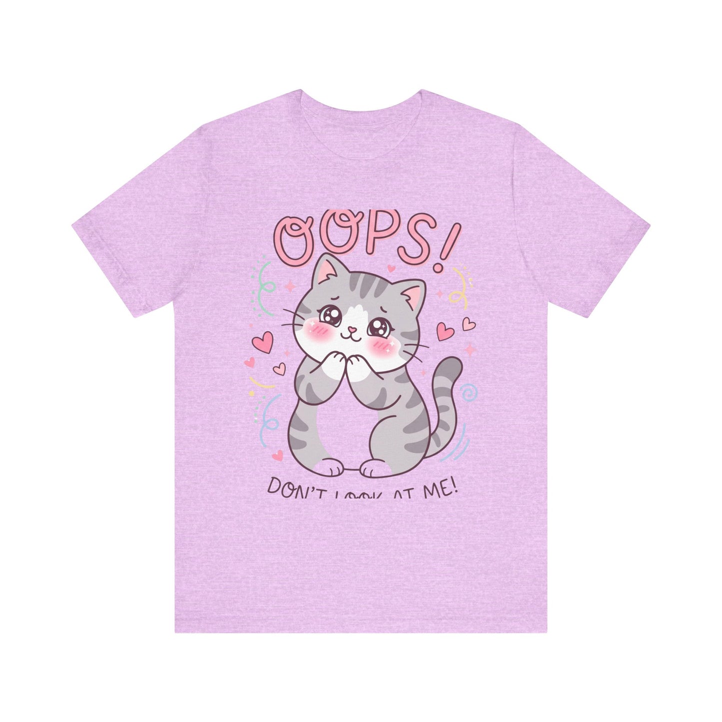 Oops! Don’t Blame Me Cute Kitten T-Shirt