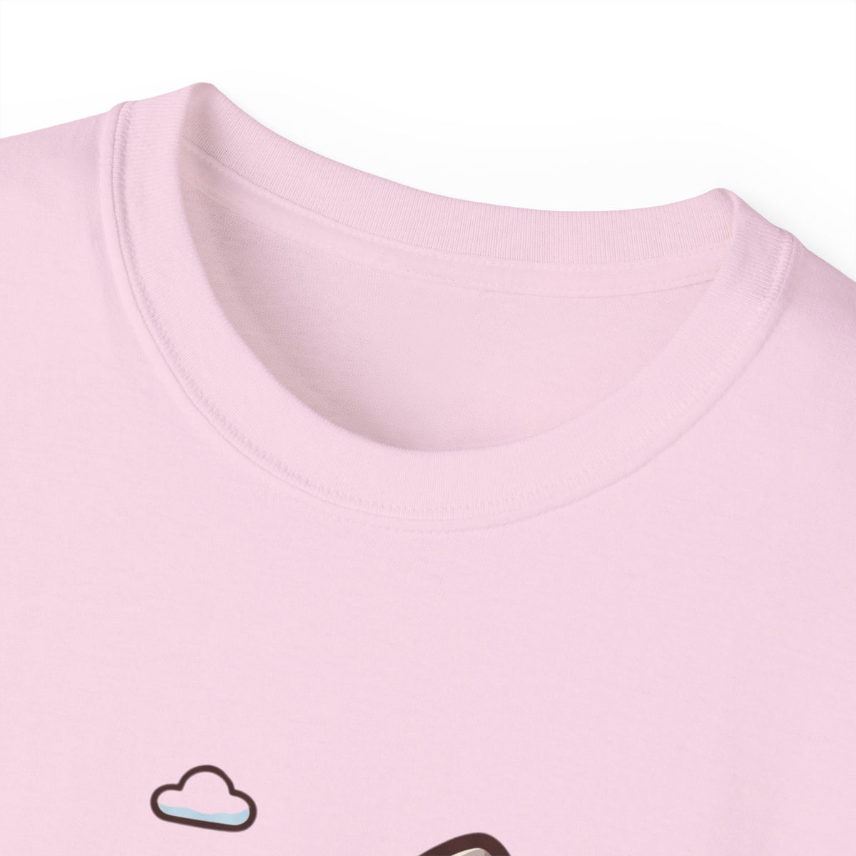 Cute Sleeping Cat Tee – Kawaii Cat Hugging Star Graphic Shirt