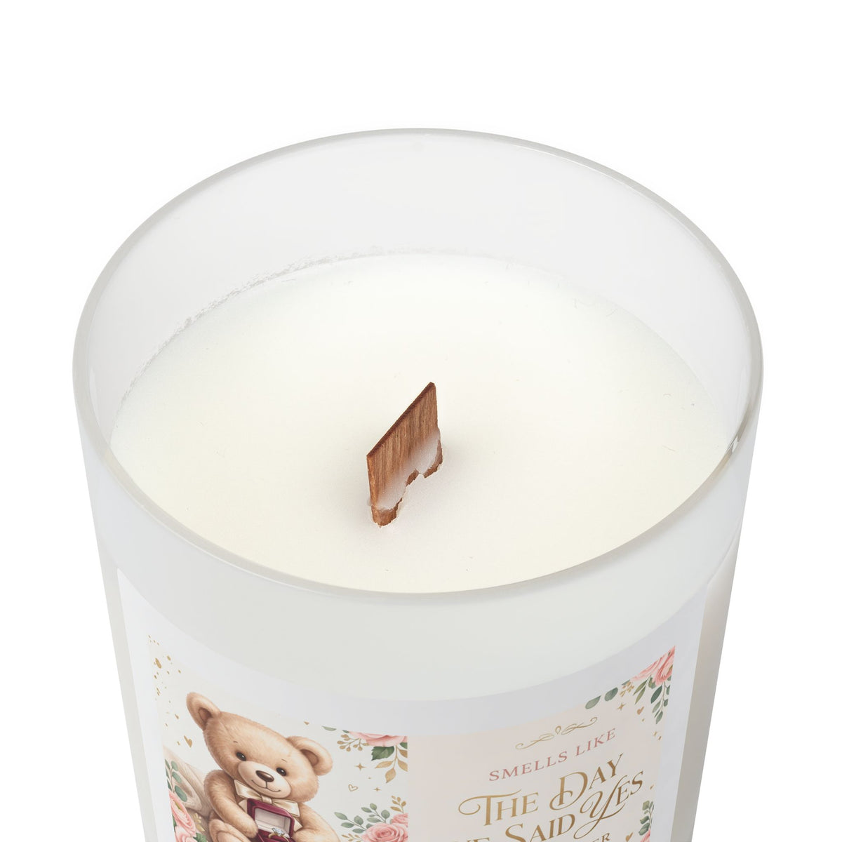 Frosted Glass Candle, 11oz
